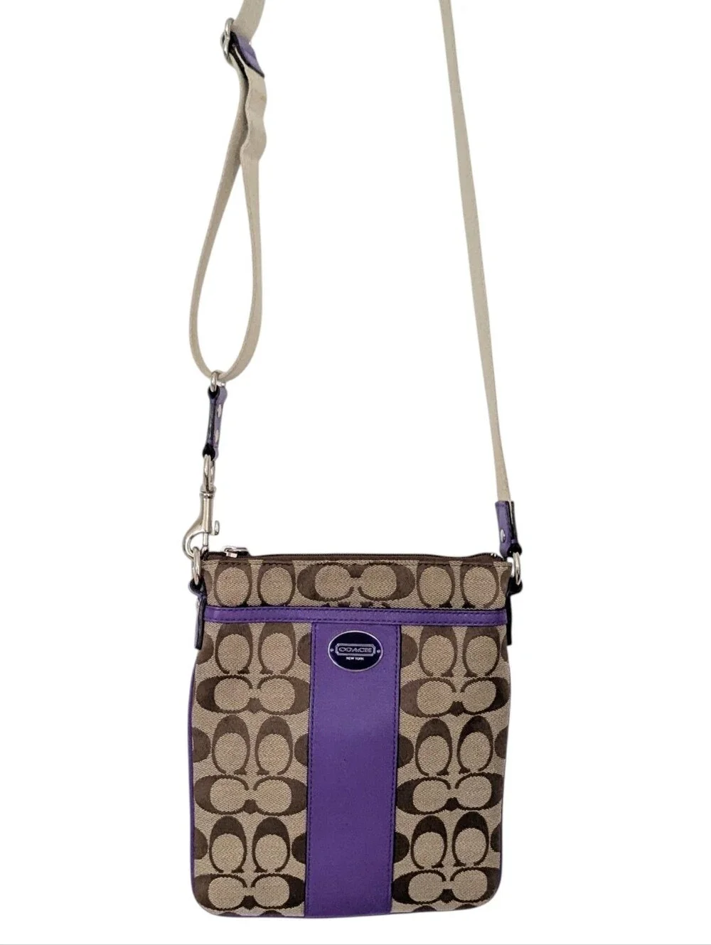 Coach Signature Logo Canvas Crossbody